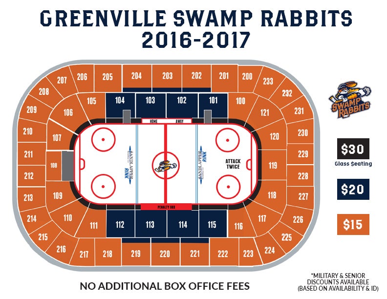 Everblades Seating Chart