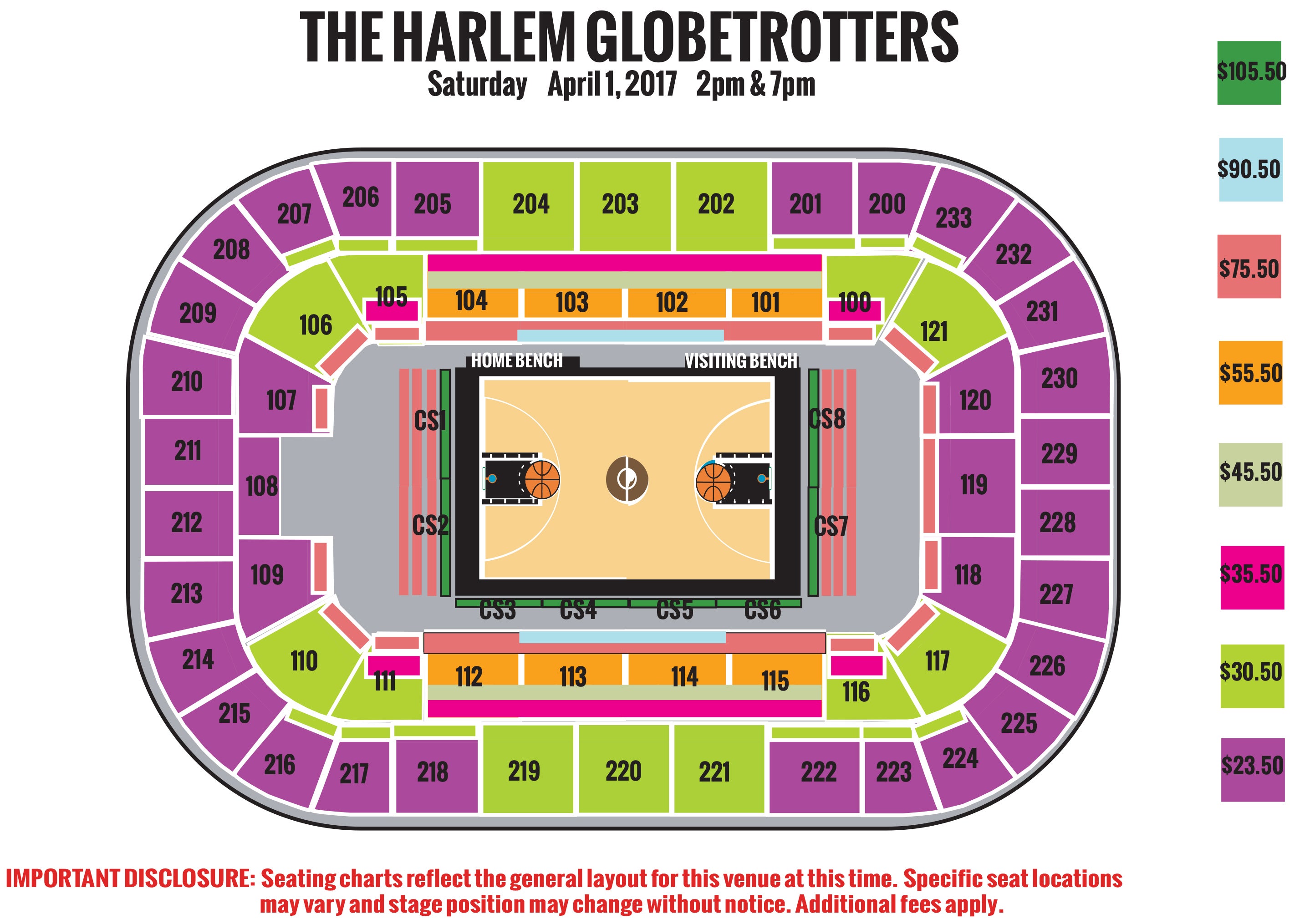 harlem globetrotters bon secours wellness arena bon secours arena seating chart