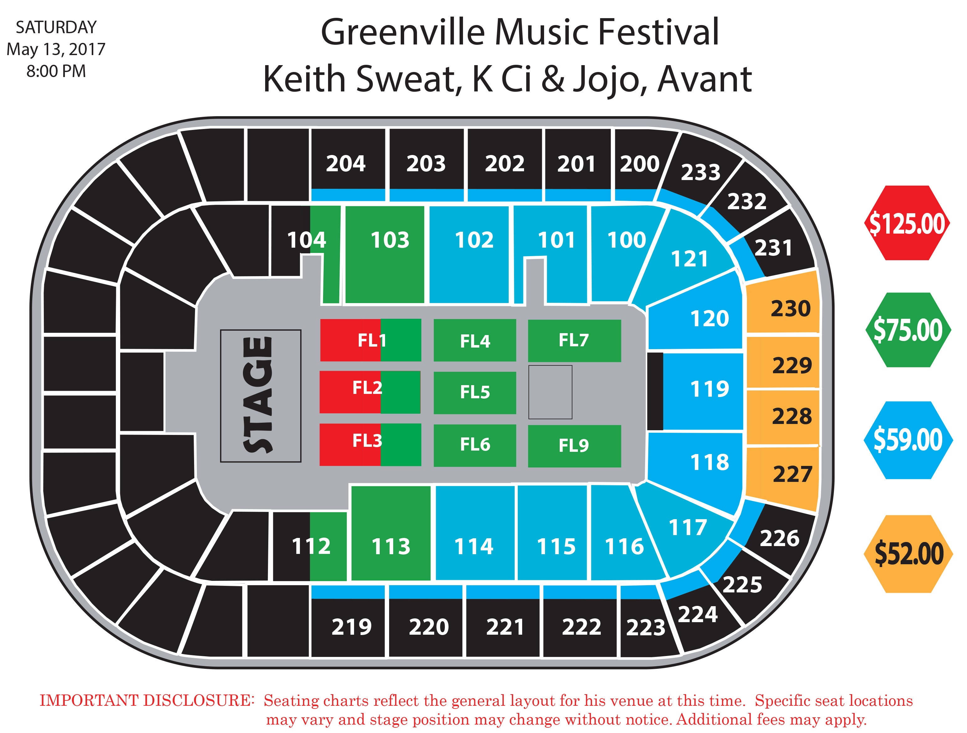 Greenville Music Festival Bon Secours Wellness Arena