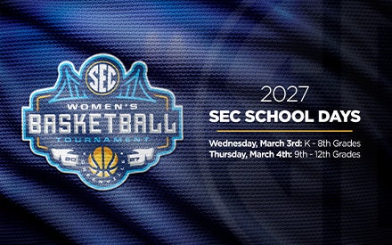 More Info for 2027 SEC Women's Basketball School Day Games