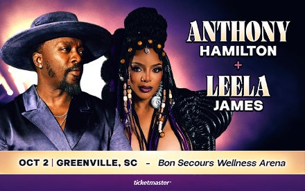 More Info for Anthony Hamilton + Leela James