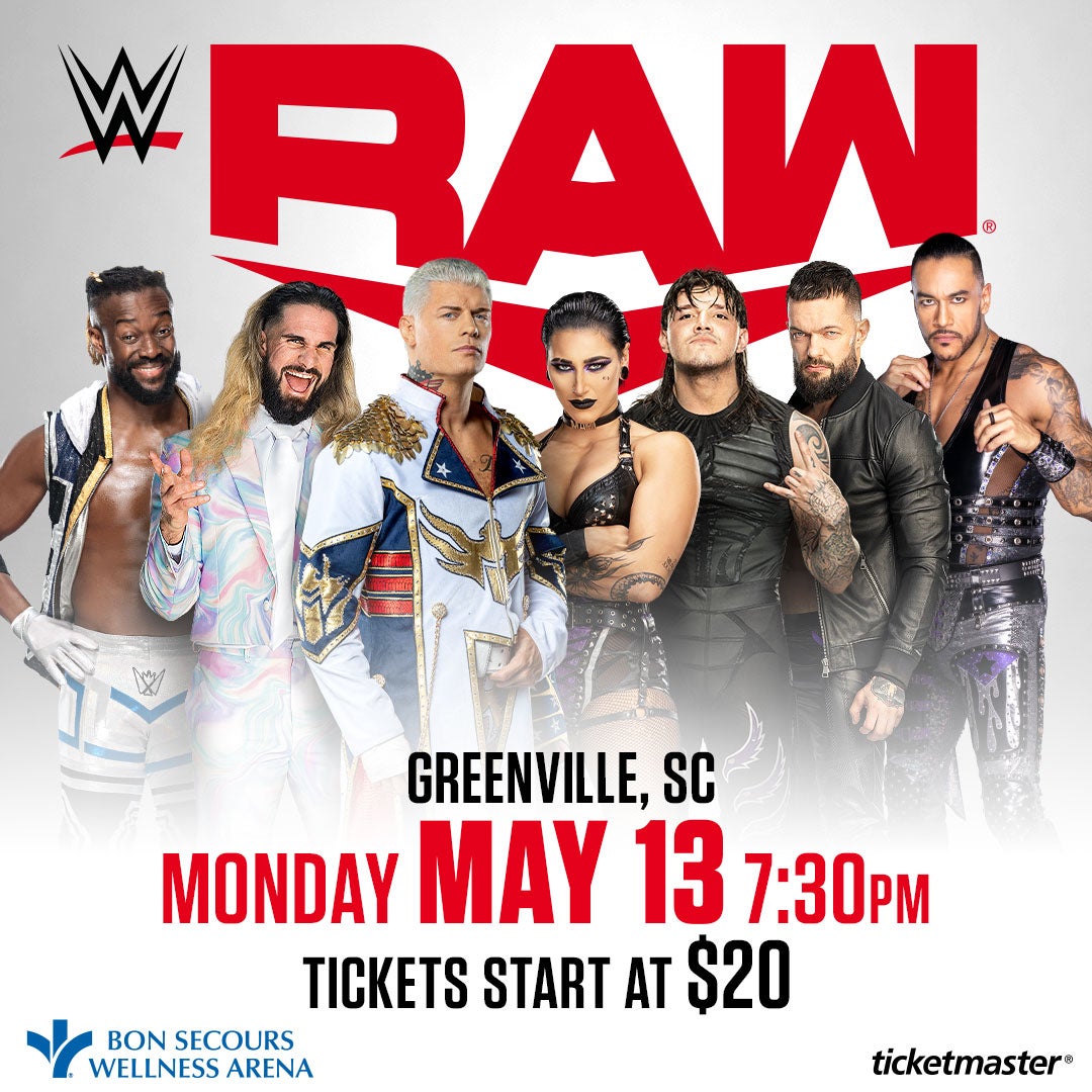 WWE: Monday Night RAW  Bon Secours Wellness Arena