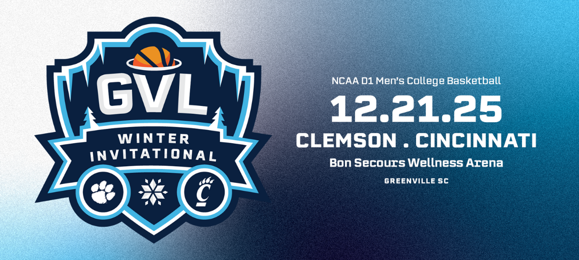 Greenville Winter Invitational: Clemson v. Cincinnati
