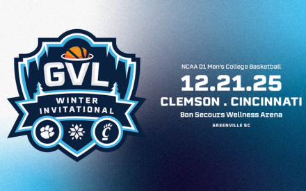 More Info for Greenville Winter Invitational: Clemson v. Cincinnati