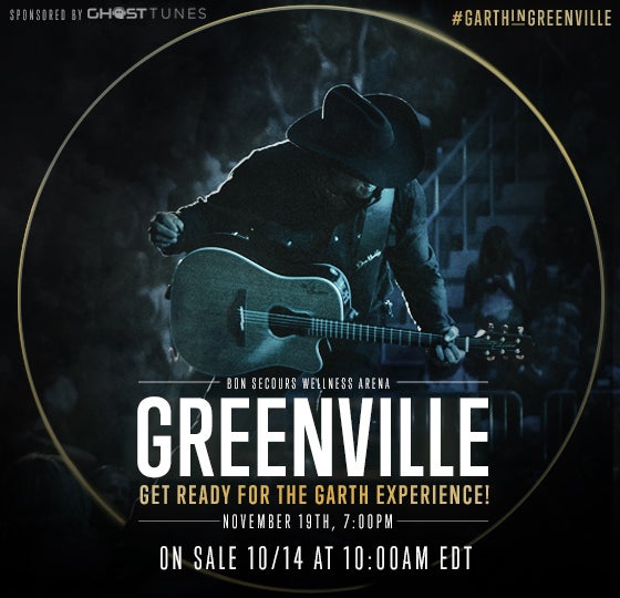 More Info for Garth Brooks Makes His First Appearance in Greenville in 25 Years!