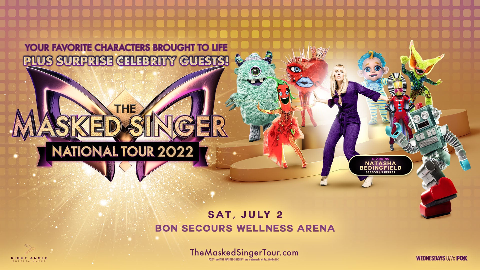 The Masked Singer National Tour 2022 Starring Natasha Bedingfield