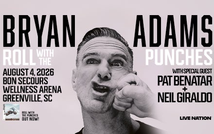 More Info for Bryan Adams Roll With The Punches Tour
