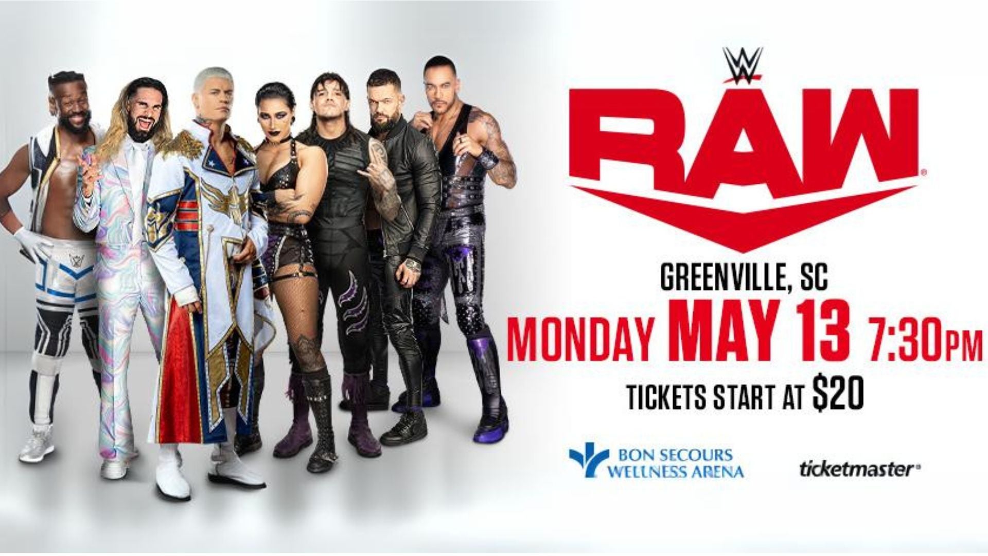 WWE: Monday Night RAW  Bon Secours Wellness Arena