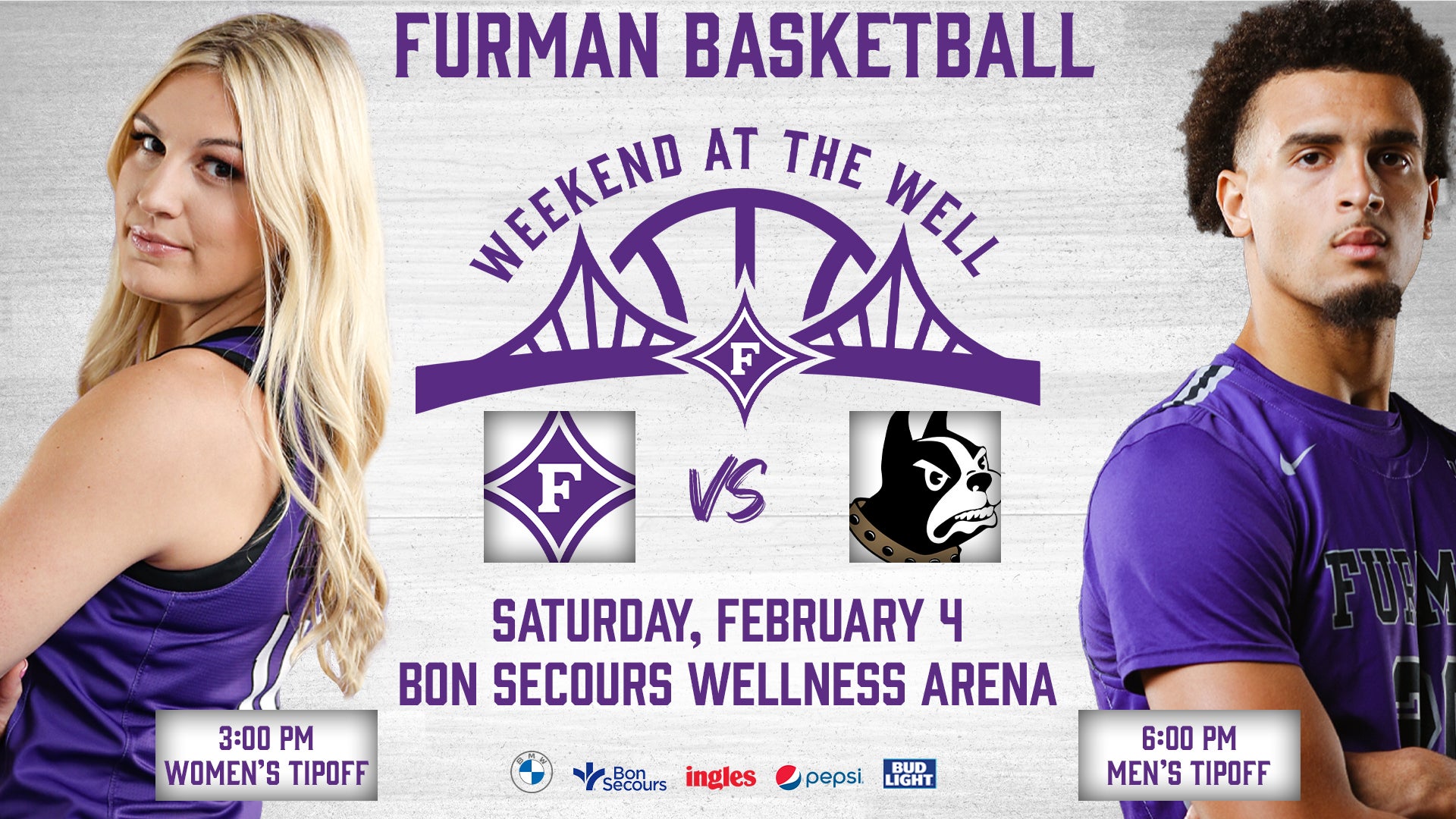 Furman Men's and Women's Basketball Doubleheader | Bon Secours Wellness